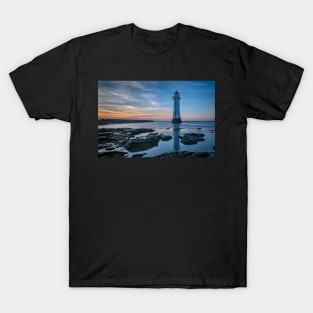 Perch Rock Lighthouse After Sunset Long Exposure T-Shirt